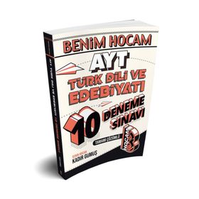 2020 AYT Türk Dili ve Edebiyatı 10 Deneme Sınavı Benim Hocam Yayınları
