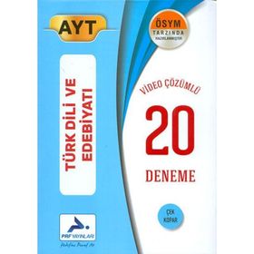 2020 Ayt Türk Dili Ve Edebiyatı Modüler Soru Bankası Video Çözümlü-Eğitim Vadisi