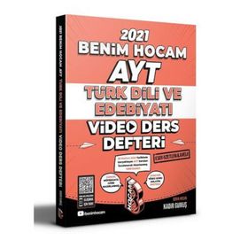 2020 AYT Türk Dili ve Edebiyatı Video Ders Notları Benim Hocam Yayınları