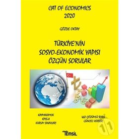 2020 Cat Of Economics Türkiye nin Sosyo-Ekonomik Yapısı Özgün Sorular - Gözde Oktay Temsil Yayınları
