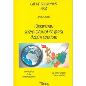 2020 Cat Of Economics Türkiye nin Sosyo-Ekonomik Yapısı Özgün Sorular - Gözde Oktay Temsil Yayınları