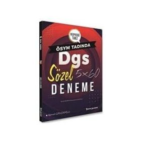 2020 DGS Sözel 5x60 Deneme Tercih Akademi Yayınları