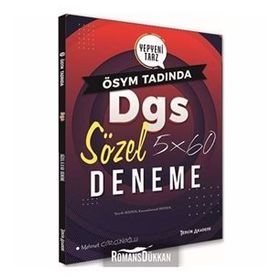 2020 DGS Sözel 5x60 Deneme Tercih Akademi Yayınları
