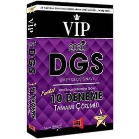 2020 DGS VIP Yeni Sınav Sistemine Göre Tamamı Çözümlü 10 Fasikül Deneme Yargı Yayınları