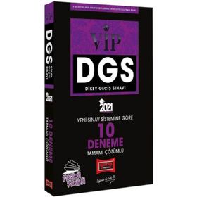 2020 DGS VIP Yeni Sınav Sistemine Göre Tamamı Çözümlü 10 Fasikül Deneme Yargı Yayınları