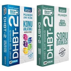 2020 DHBT-2 Muhkem Serisi Lisans Önlisans Konu Anlatımlı Hazırlık Kitabı