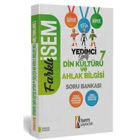 2020 Farklı İsem 7. Sınıf Din Kültürü Ve Ahlak Bilgisi Tamamı Çözümlü 40 Fasikül Deneme İsem Yayıncı