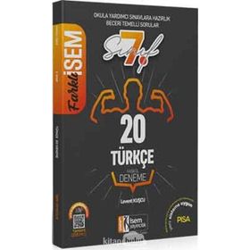 2020 Farklı İsem 7. Sınıf Türkçe Tamamı Çözümlü 20 Fasikül Deneme İsem Yayıncılık