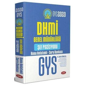 2020 Gys Dhmi Genel Müdürlüğü Şef Pozisyonu Konu Anlatımlı Soru Bankası-Data Yayınları