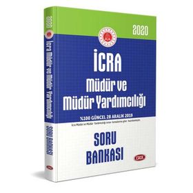 2020 İcra Müdür ve Müdür Yardımcılığı Soru Bankası Data Yayınları