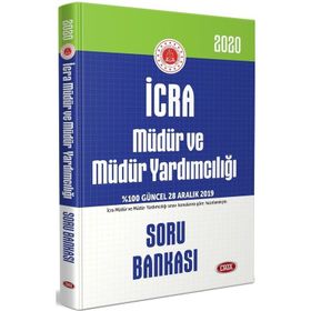2020 İcra Müdür ve Müdür Yardımcılığı Soru Bankası Data Yayınları
