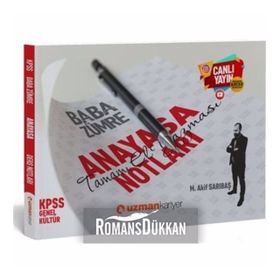 2020 KPSS Baba Zümre Anayasa Notları