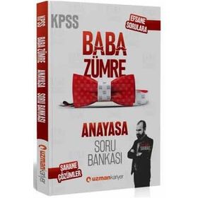 2020 KPSS Baba Zümre Anayasa Soru Bankası - Uzman Kariyer Yayınları