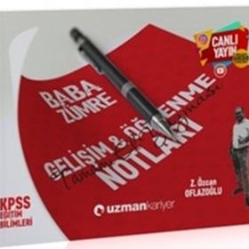 2020 KPSS Baba Zümre Gelişim & Öğrenme Notları Uzman Kariyer Yayınları