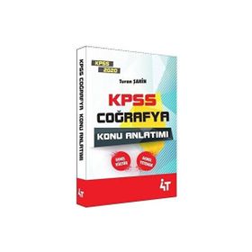 2020 KPSS Coğrafya Konu Anlatımı - 4t Yayınları