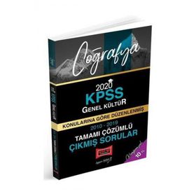 2020 KPSS Coğrafya Konularına Göre Düzenlenmiş Tamamı Çözümlü Çıkmış Sorular Yargı Yayınları