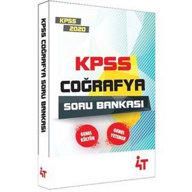 2020 KPSS Coğrafya Soru Bankası - 4t Yayınları