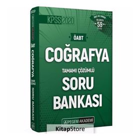 2020 KPSS Coğrafya Tamamı Çözümlü Soru Bankası