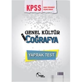2020 KPSS Coğrafya Yaprak Test - Doktrin Yayınları