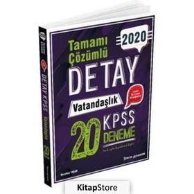 2020 KPSS Detay Tarih Tamamı Çözümlü 20 Deneme Tercih Akademi Yayınları