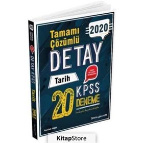 2020 KPSS Detay Tarih Tamamı Çözümlü 20 Deneme Tercih Akademi Yayınları