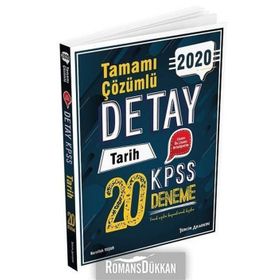 2020 KPSS Detay Tarih Tamamı Çözümlü 20 Deneme Tercih Akademi Yayınları