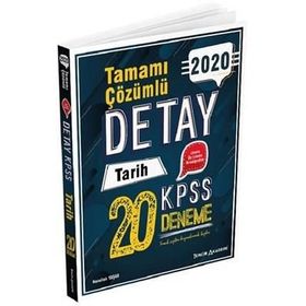 2020 KPSS Detay Tarih Tamamı Çözümlü 20 Deneme Tercih Akademi Yayınları