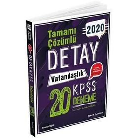 2020 KPSS Detay Tarih Tamamı Çözümlü 20 Deneme Tercih Akademi Yayınları