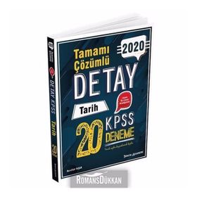 2020 KPSS Detay Tarih Tamamı Çözümlü 20 Deneme Tercih Akademi Yayınları