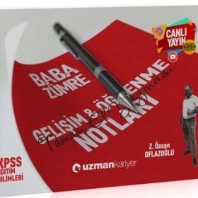 2020 KPSS Eğitim Bilimleri Baba Zümre Gelişim Öğrenme Tamamı Çözümlü Soru Bankası - Uzman Kariyer Yayınları