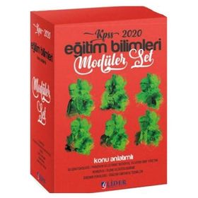 2020 Kpss Eğitim Bilimleri Konu Anlatımlı Modüler Set Lider Yayınları