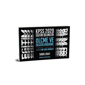 2020 KPSS Eğitim Bilimleri Ölçme ve Değerlendirme Soru Bankası Benim Hocam Yayınları