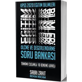 2020 KPSS Eğitim Bilimleri Ölçme ve Değerlendirme Soru Bankası Benim Hocam Yayınları