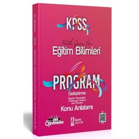 2020 KPSS Eğitim Bilimleri Program Geliştirme Konu Öğretimi İsem Yayınları