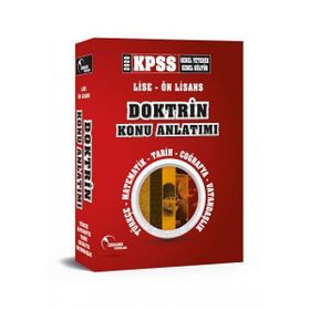 2020 Kpss Lise Ön Lisans Genel Yetenek Genel Kültür Doktrin Konu Anlatımı - Doktrin Yayınları