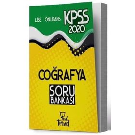 2020 KPSS Lise Önlisans Genel Yetenek Genel Kültür Coğrafya Konu Anlatımı - Yeni Trend Yayınları