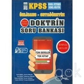 2020 KPSS Lise Önlisans Tüm Dersler Tamamı Çözümlü Soru Bankası - Doktrin Yayınları