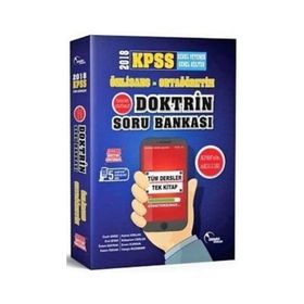 2020 KPSS Lise Önlisans Tüm Dersler Tamamı Çözümlü Soru Bankası - Doktrin Yayınları