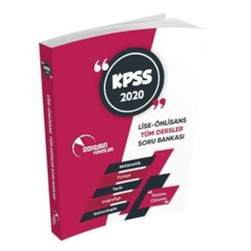 2020 KPSS Lise Önlisans Tüm Dersler Tamamı Çözümlü Soru Bankası - Doktrin Yayınları