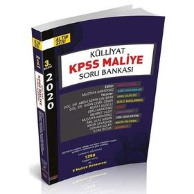 2020 KPSS Maliye Külliyat Soru Bankası - Savaş Yayınları