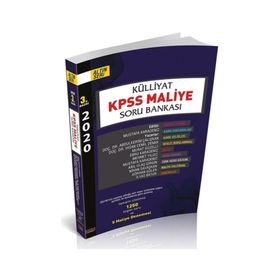 2020 KPSS Maliye Külliyat Soru Bankası - Savaş Yayınları