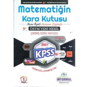 2020 KPSS Matematiğin Kara Kutusu 1. Cilt - İnformal Yayınları