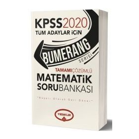 2020 KPSS Matematik Bumerang Tamamı Çözümlü Soru Bankası Yediiklim Yayınları