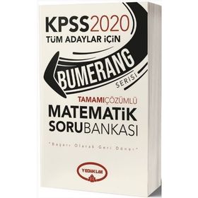 2020 KPSS Matematik Bumerang Tamamı Çözümlü Soru Bankası Yediiklim Yayınları