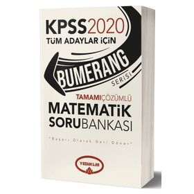 2020 KPSS Matematik Bumerang Tamamı Çözümlü Soru Bankası Yediiklim Yayınları