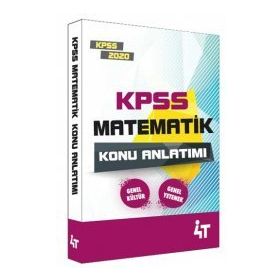 2020 KPSS Matematik Konu Anlatımı - 4t Yayınları