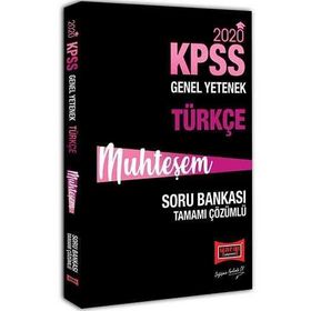 2020 KPSS Muhteşem Türkçe Tamamı Çözümlü Soru Bankası - Yargı Yayınları