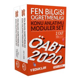 2020 KPSS ÖABT Fen Bilgisi Öğretmenliği Konu Anlatımlı Modüler Set-Yediiklim Yayınları