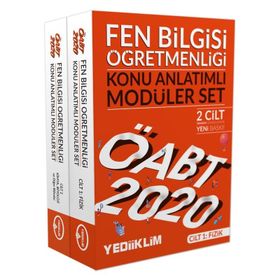2020 KPSS ÖABT Fen Bilgisi Öğretmenliği Konu Anlatımlı Modüler Set-Yediiklim Yayınları