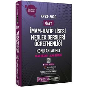 2020 KPSS ÖABT İmam-Hatip Lisesi Meslek Dersleri Öğretmenliği Konu Anlatımlı